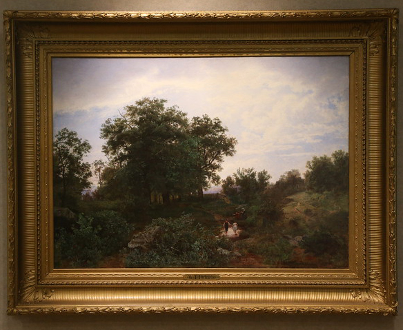 Childern in a Wooded Landscape by William Trost Richards