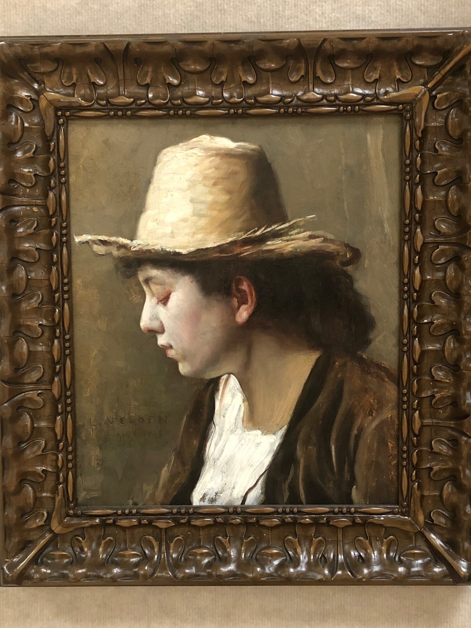 Le Jeune Berger (The Young Sheperd) by Louis Weldon Hawkins Byers Room