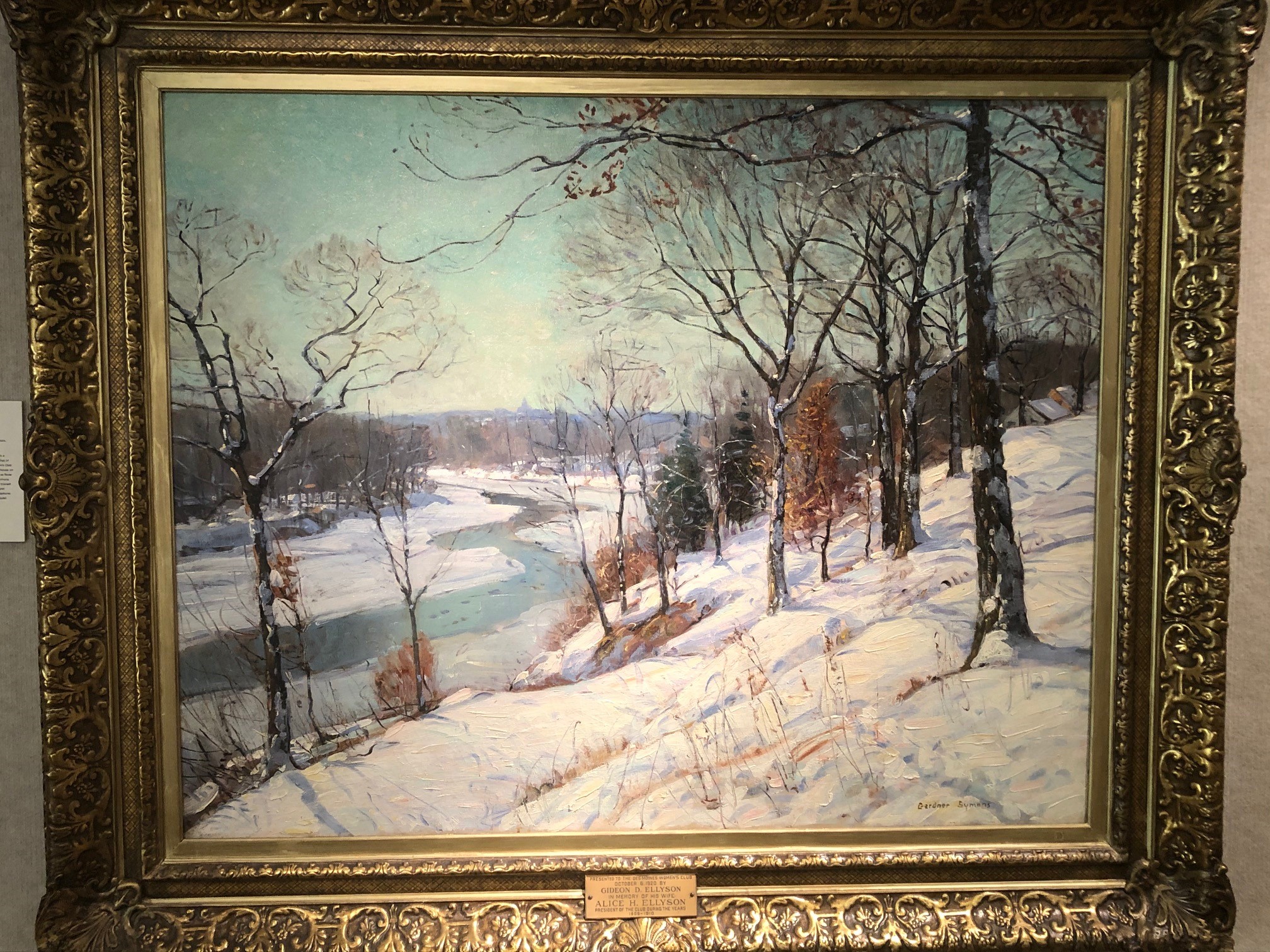 Thompson's Bend by George Gardner Symons Art Gallery
