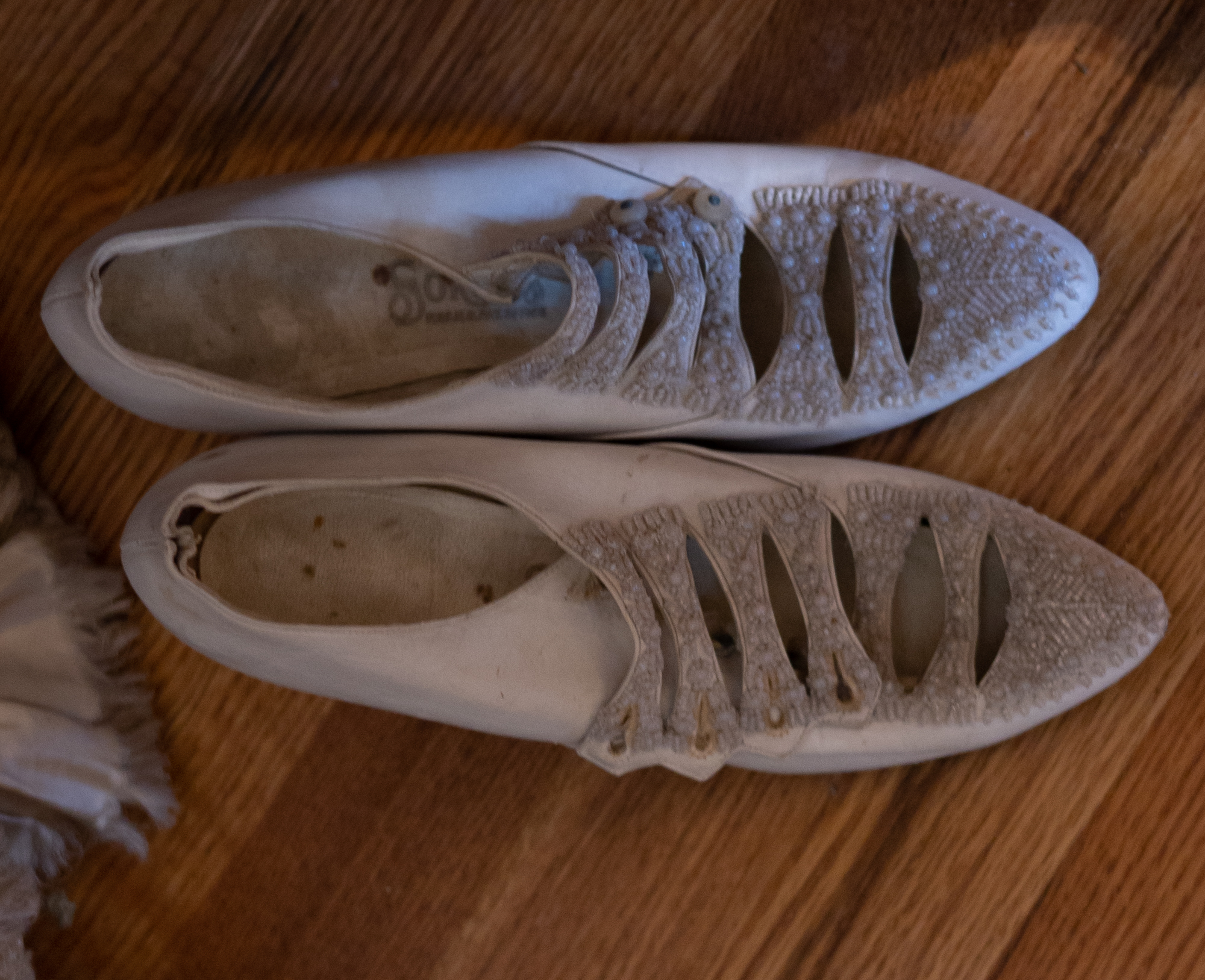 Victorian White Shoes