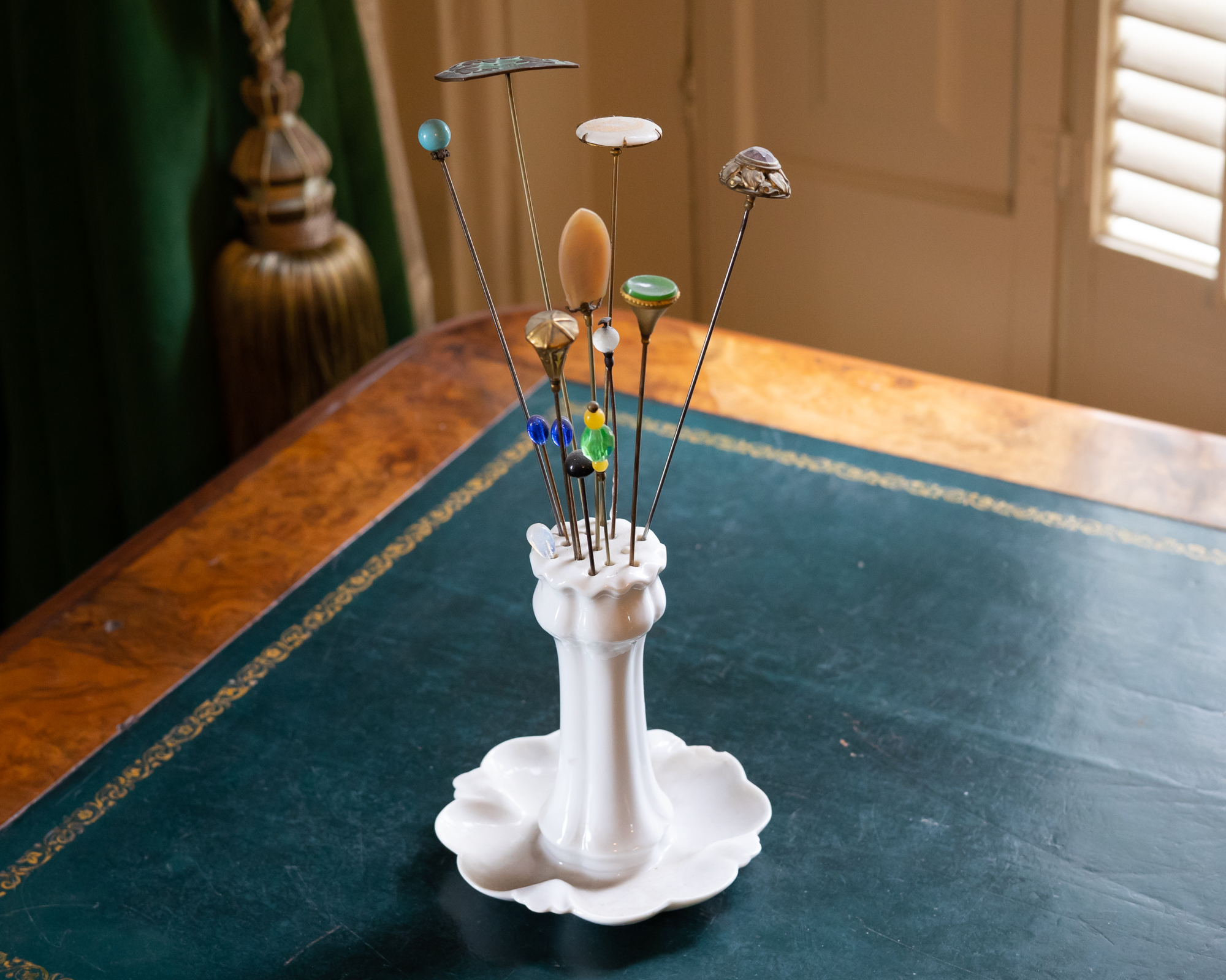 Hair pins and holder