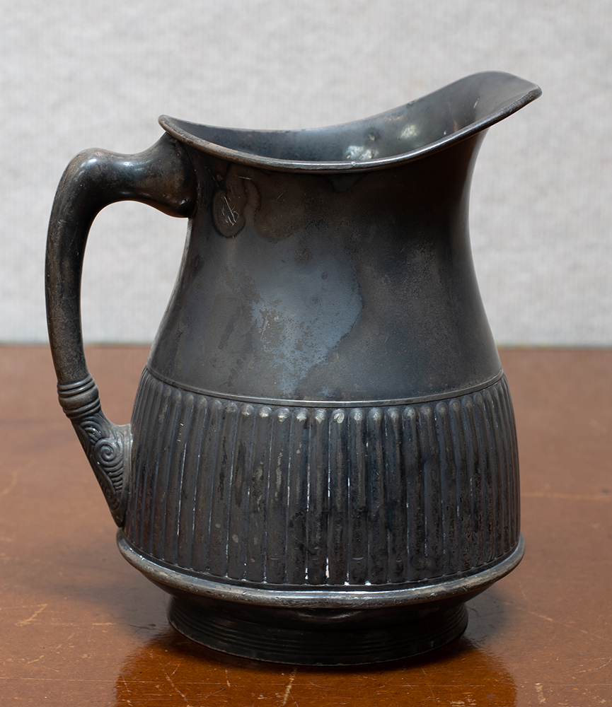 Pewter pitcher